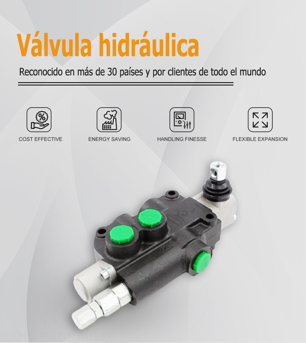 P80-LDG-U78-OT Manual 1 carrete Válvula direccional monobloque