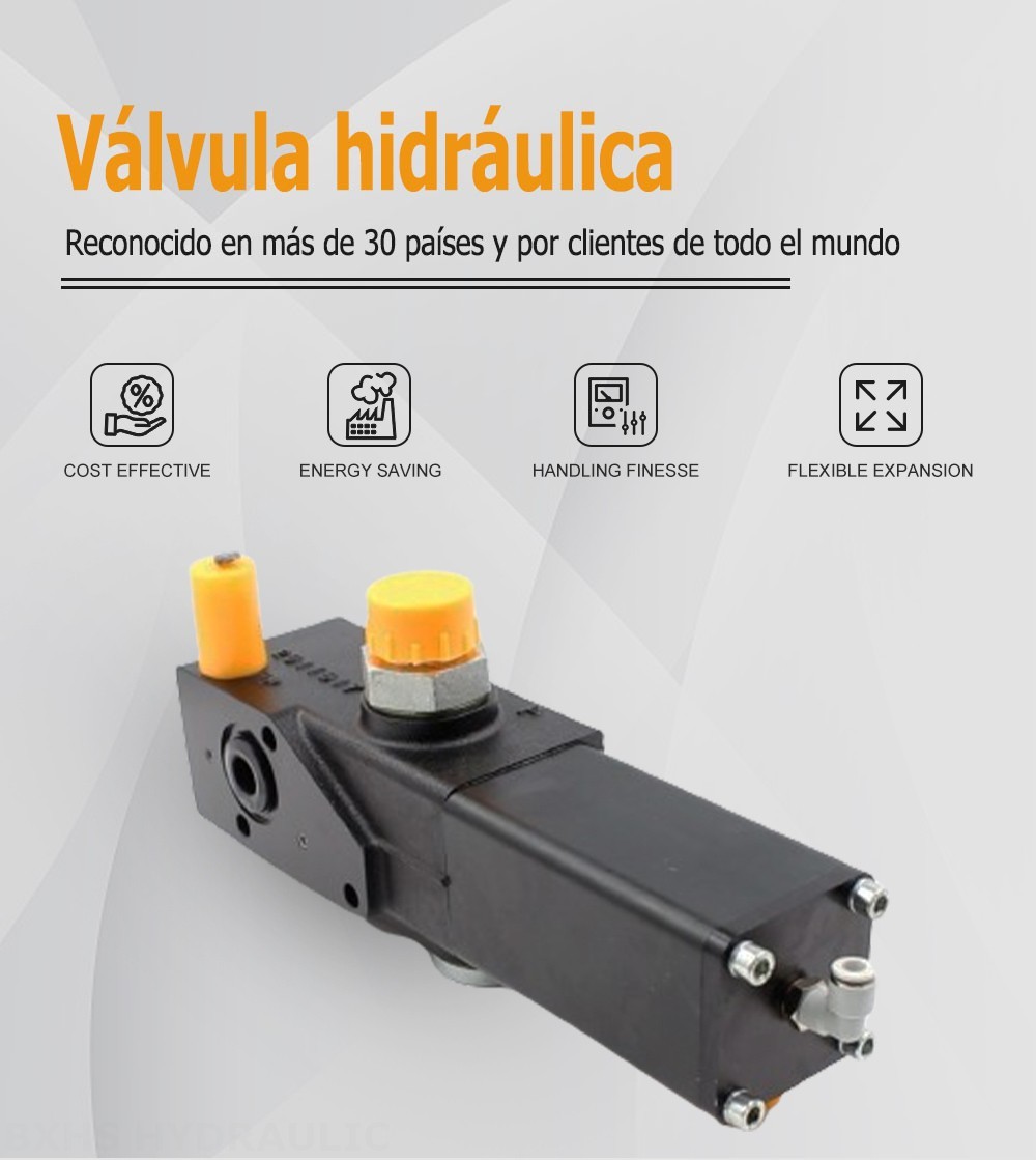 PT-1220 Neumático 1 carrete Válvula de control hidráulico