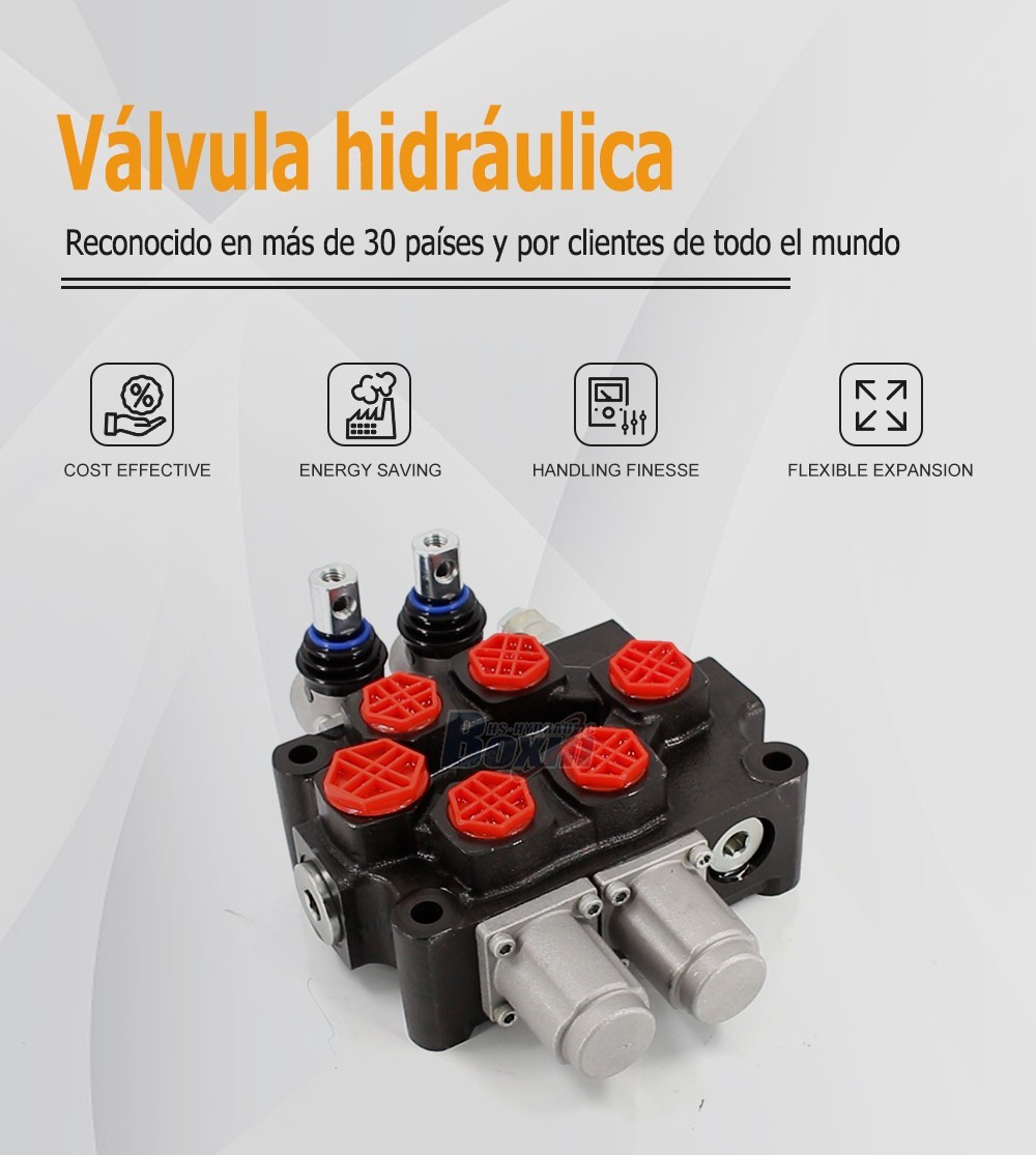 Q75 Manual 2 Spool Monoblock Valve for Mobile Hydraulics