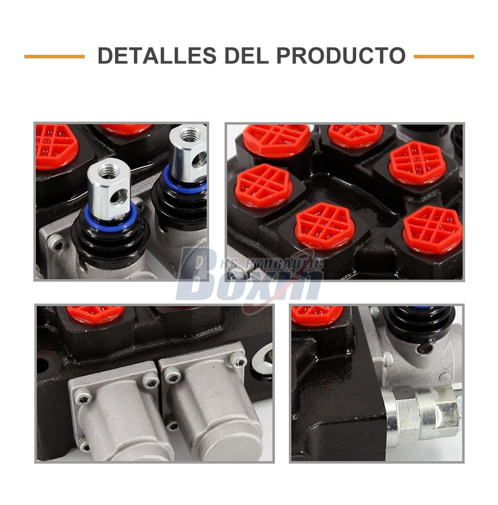 Q75 Manual 2 Spool Monoblock Valve for Mobile Hydraulics