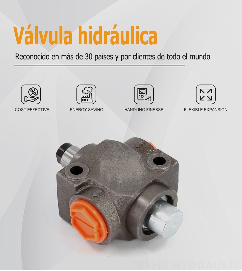 QHF20A Válvula Direccional Monobloque de 1 Carrete Manual Manual 1 carrete Válvula Direccional Monobloque