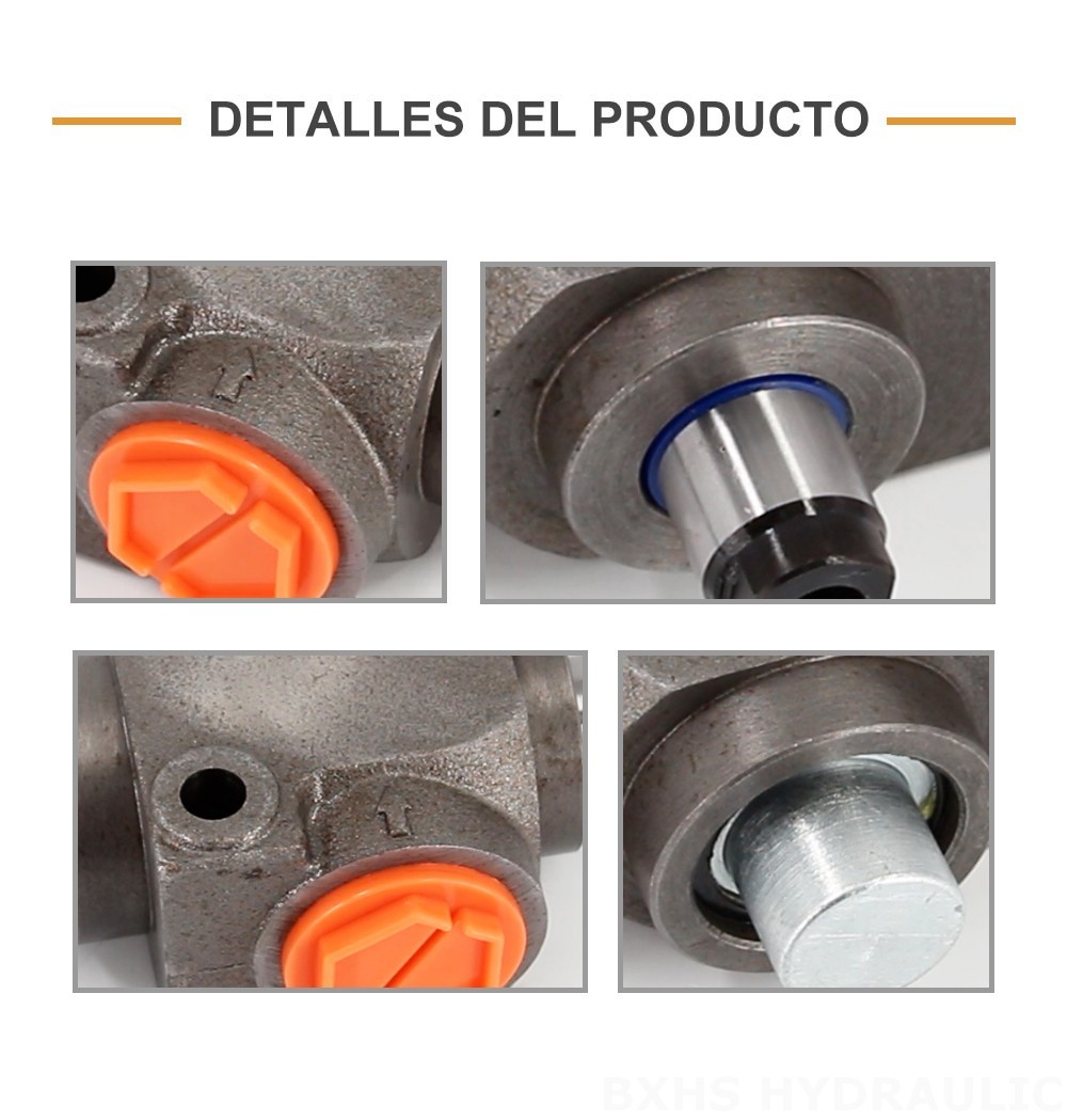 QHF20A Válvula Direccional Monobloque de 1 Carrete Manual Manual 1 carrete Válvula Direccional Monobloque