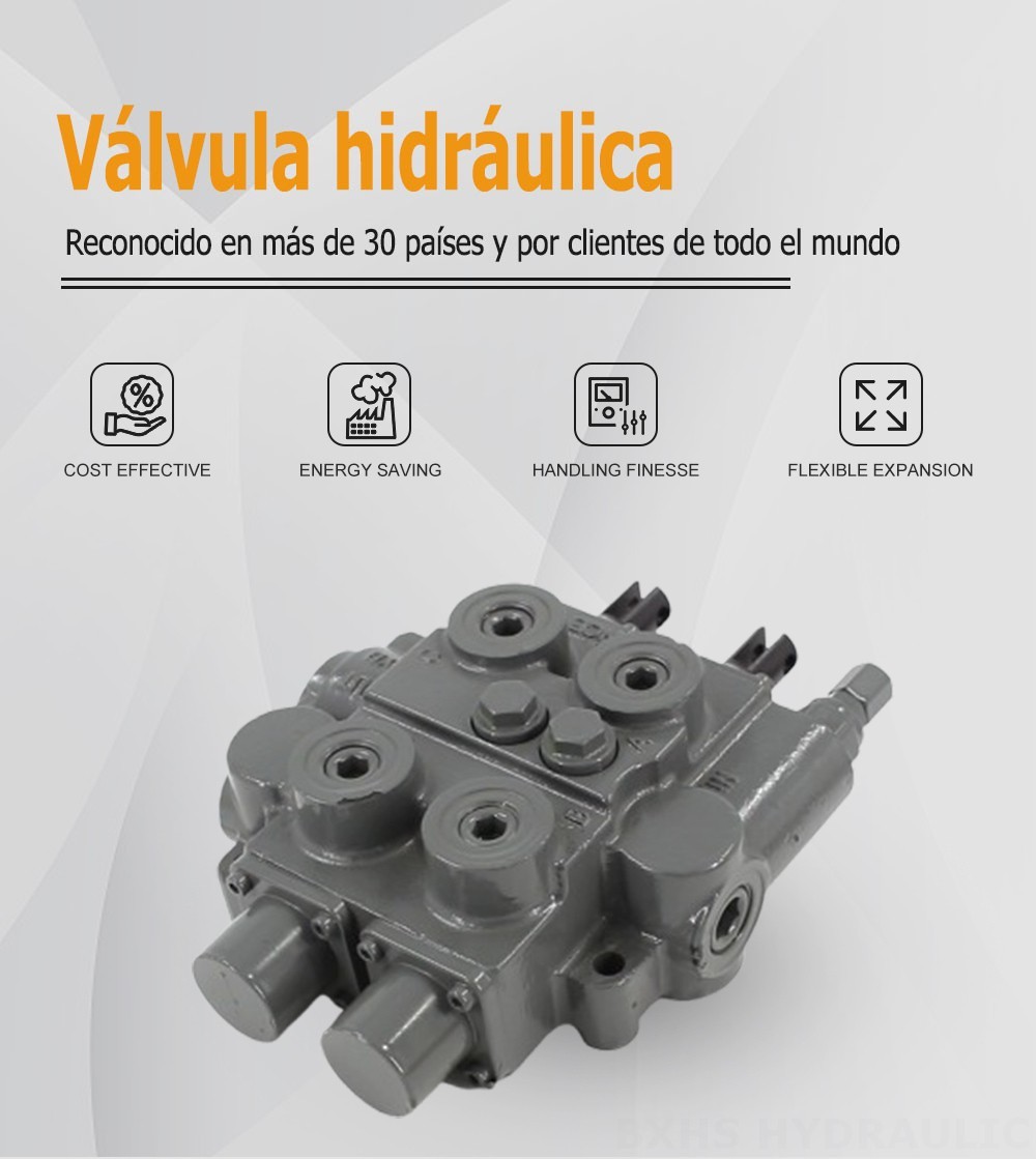 RD5200-H Manual 2 carretes Válvula de Control Hidráulico