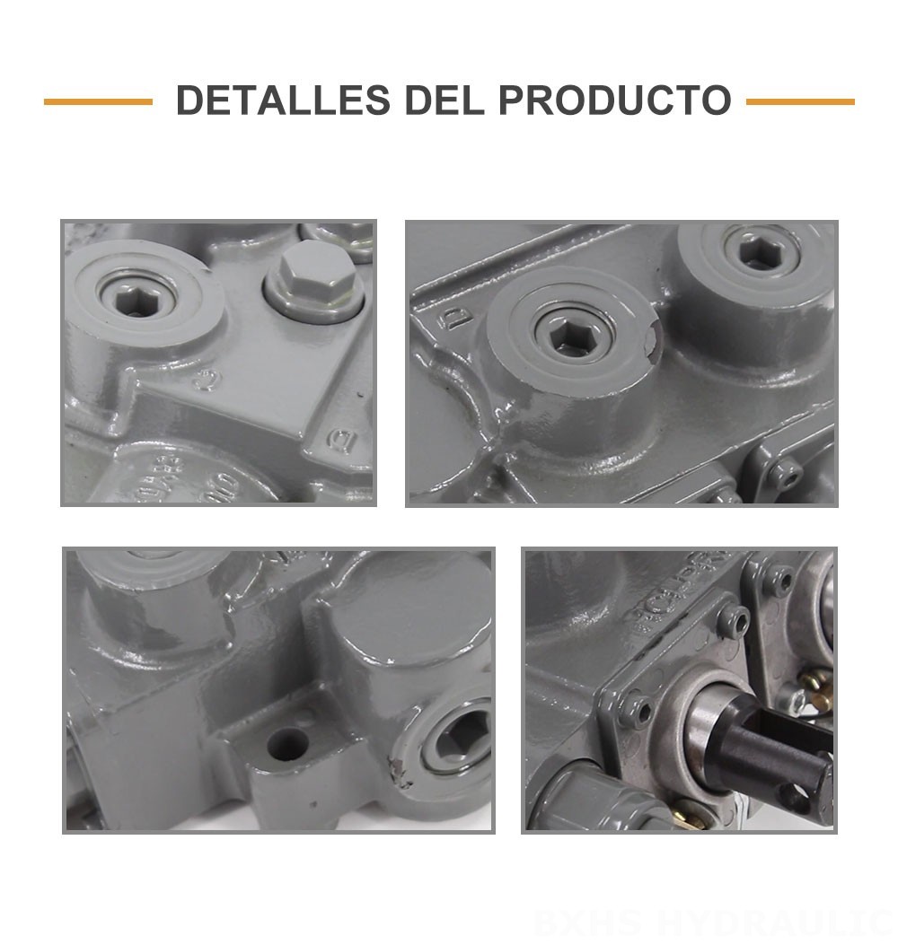 RD5200-H Manual 2 carretes Válvula de Control Hidráulico