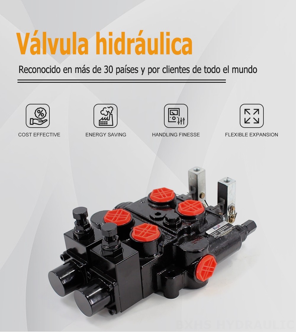 RD5200-OU2 Manual 2 carretes Válvula de Control Hidráulico