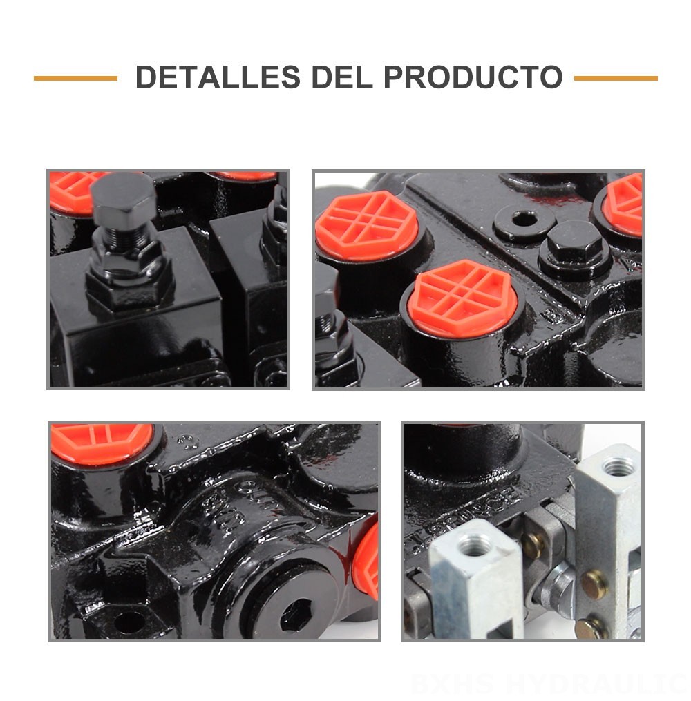 RD5200-OU2 Manual 2 carretes Válvula de Control Hidráulico
