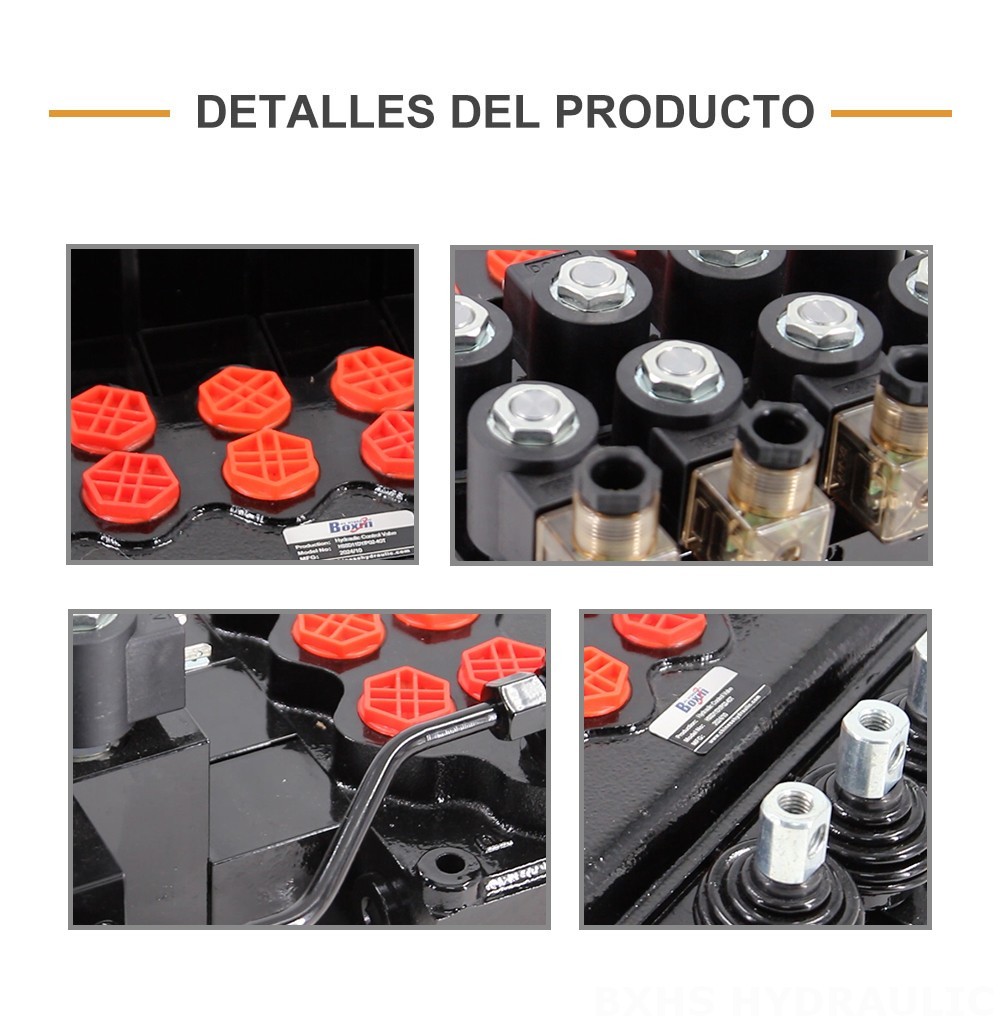 SD11-PG2 Electrohidráulico 4 carretes Válvula Direccional Monobloque