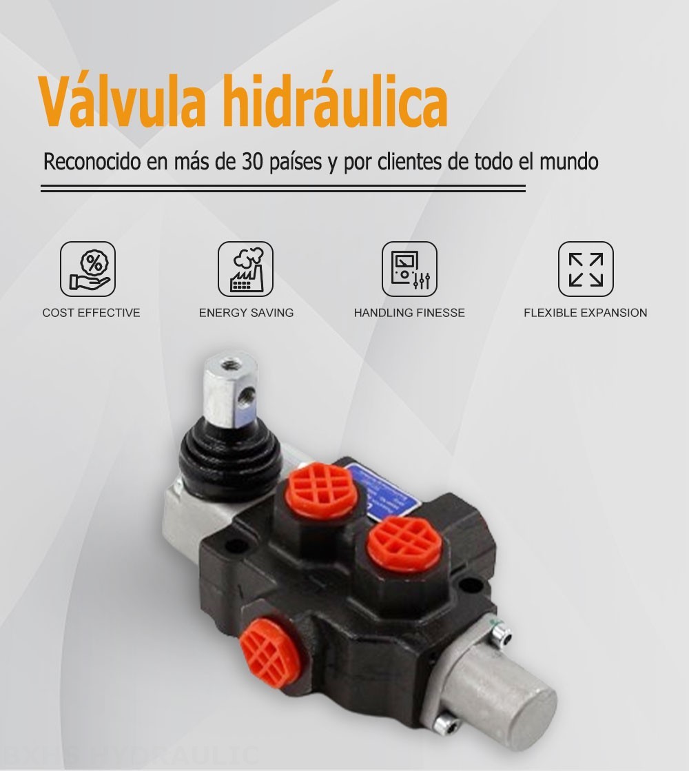 SD4 Manual 1 carrete Válvula direccional monobloque