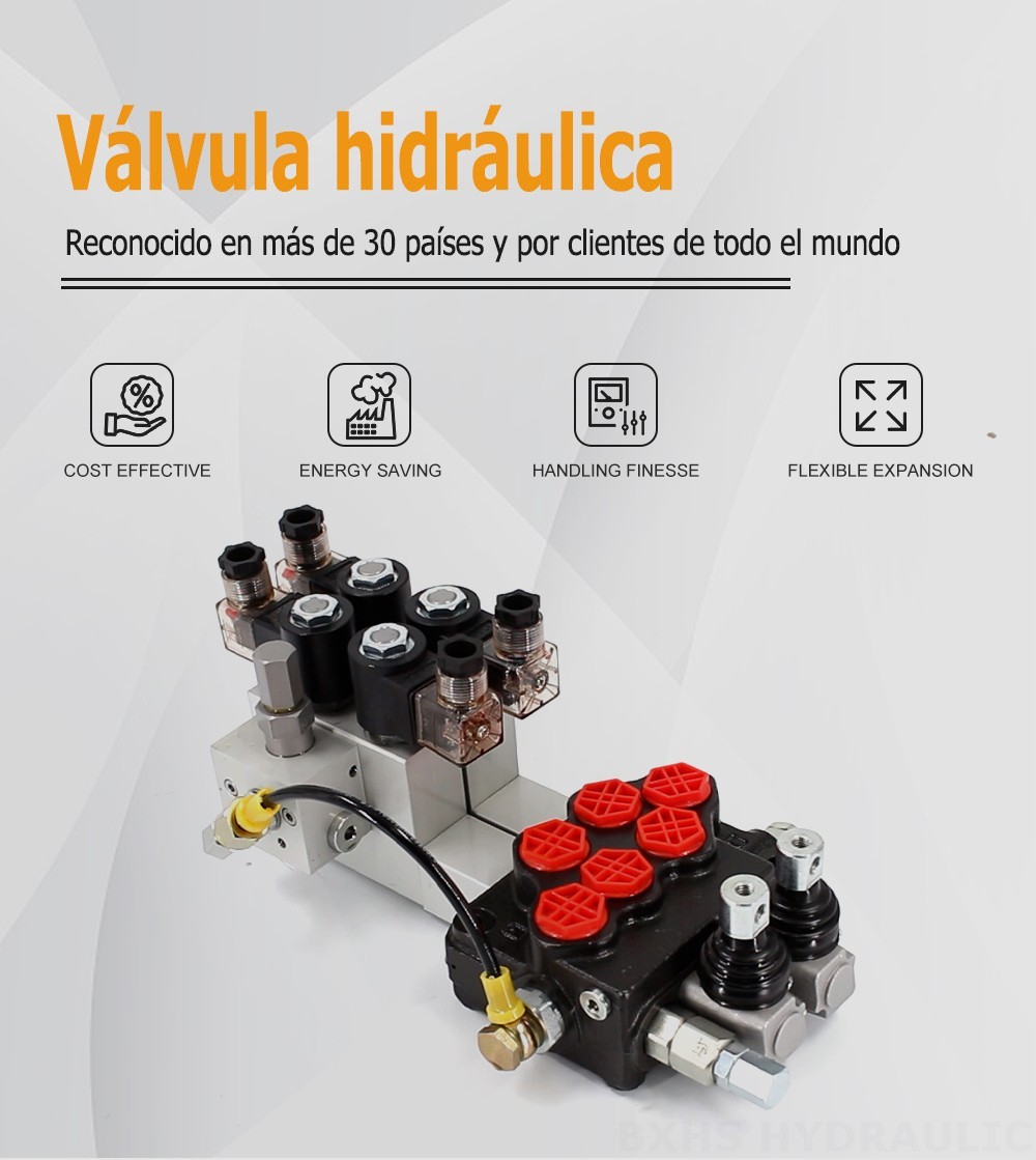 SD5 Electrohidráulico 2 carretes Válvula Direccional Monobloque