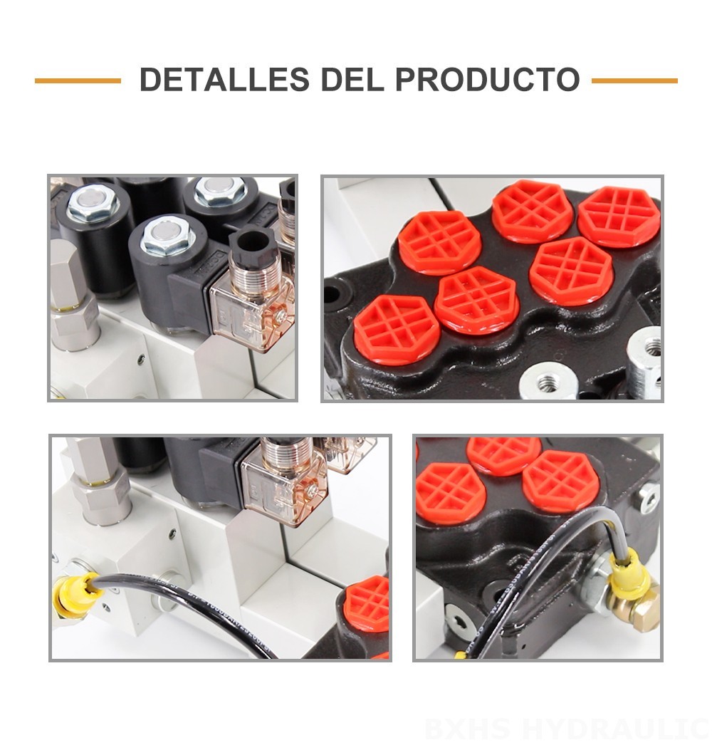 SD5 Electrohidráulico 2 carretes Válvula Direccional Monobloque