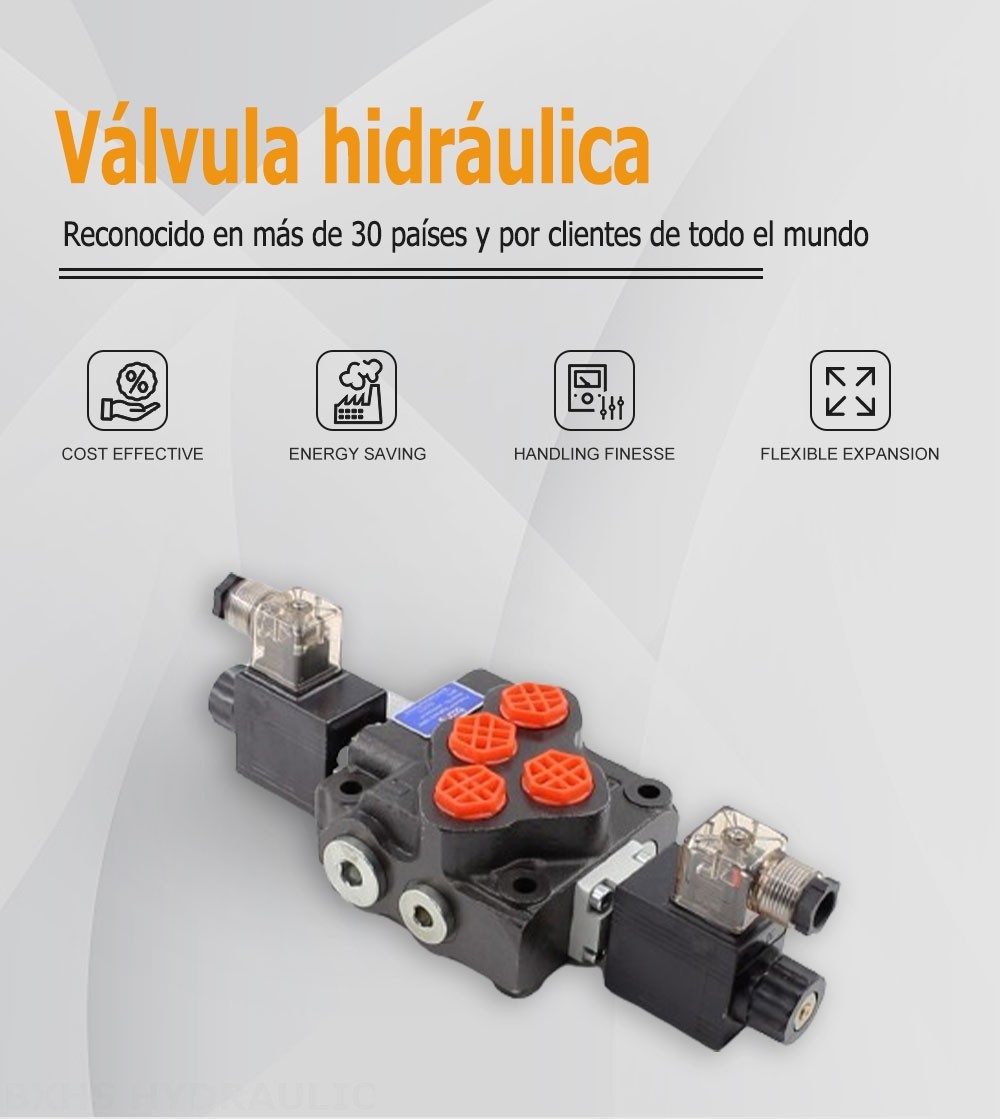 SD5 Solenoide 1 carrete Válvula direccional monobloque