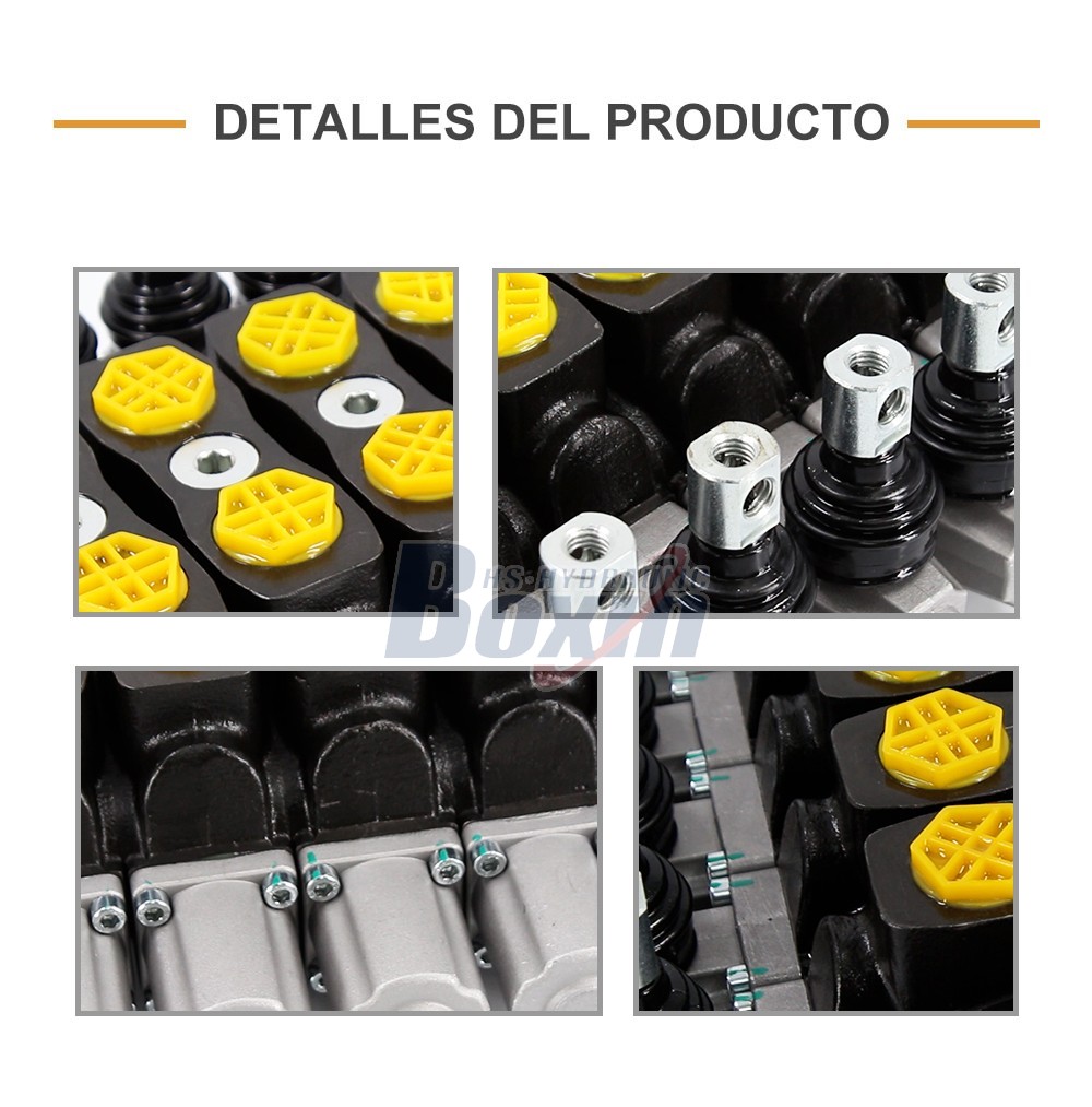 SD8 Series 6 Spool Hydraulic Sectional Control Valve