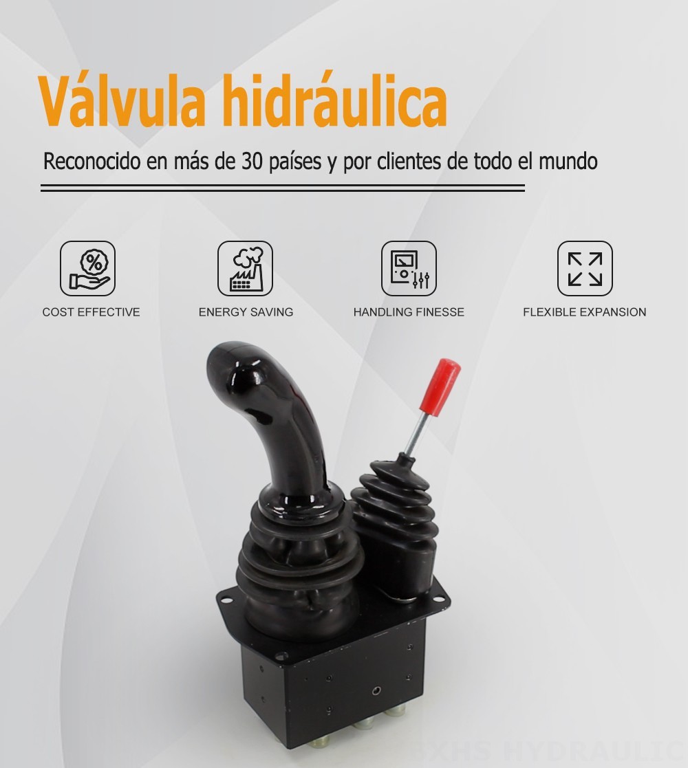 XDF-3X Hidráulico y manual 2 carretes Joystick Hidráulico