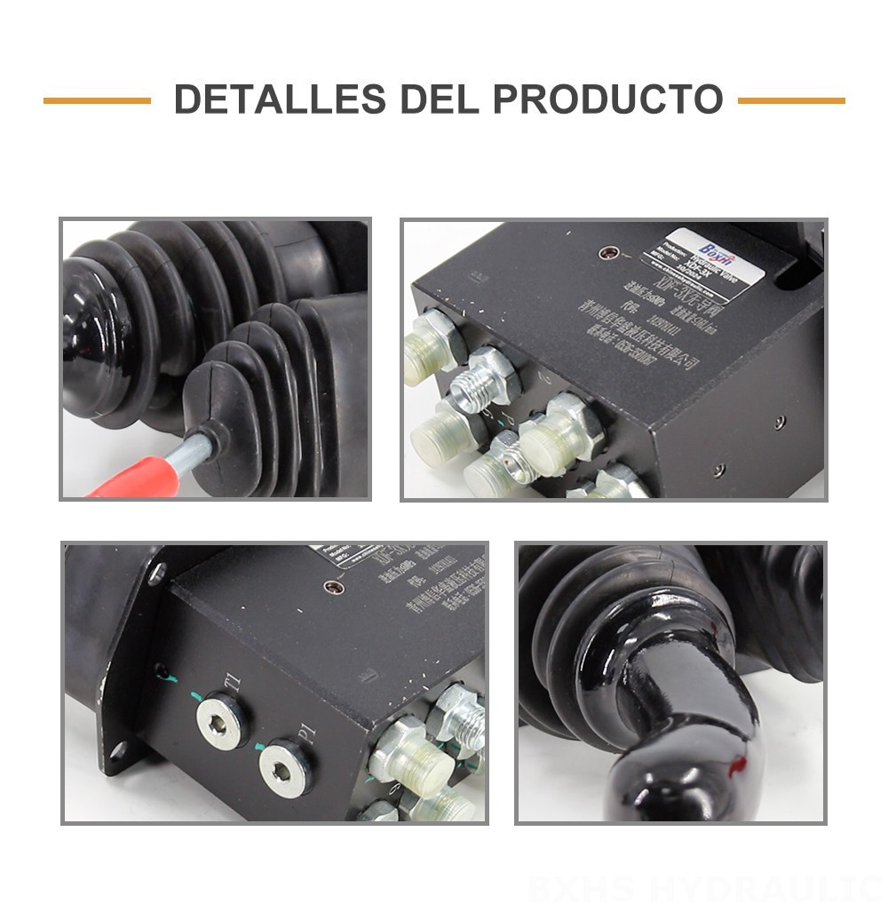 XDF-3X Hidráulico y manual 2 carretes Joystick Hidráulico