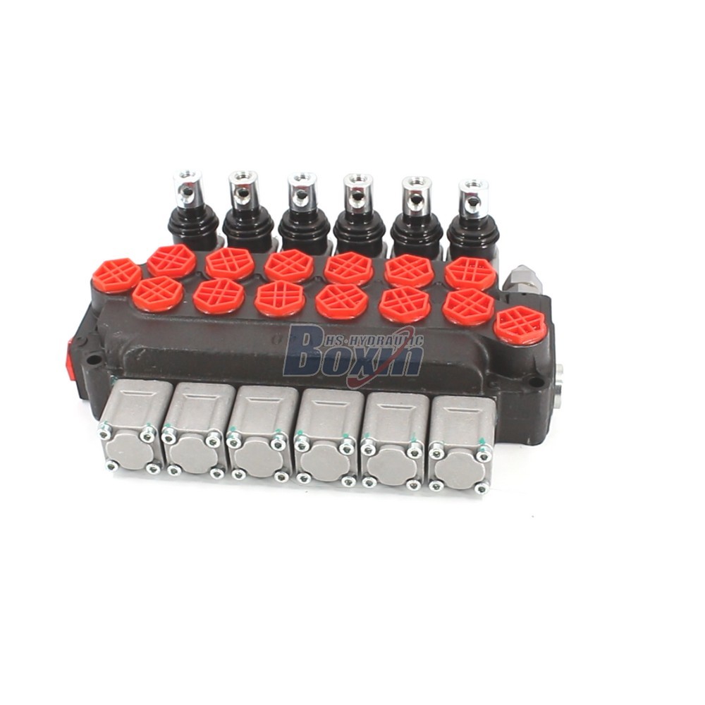DCV40 Manual 6 Spool Monoblock Directional Valve for Hydraulic Systems main image