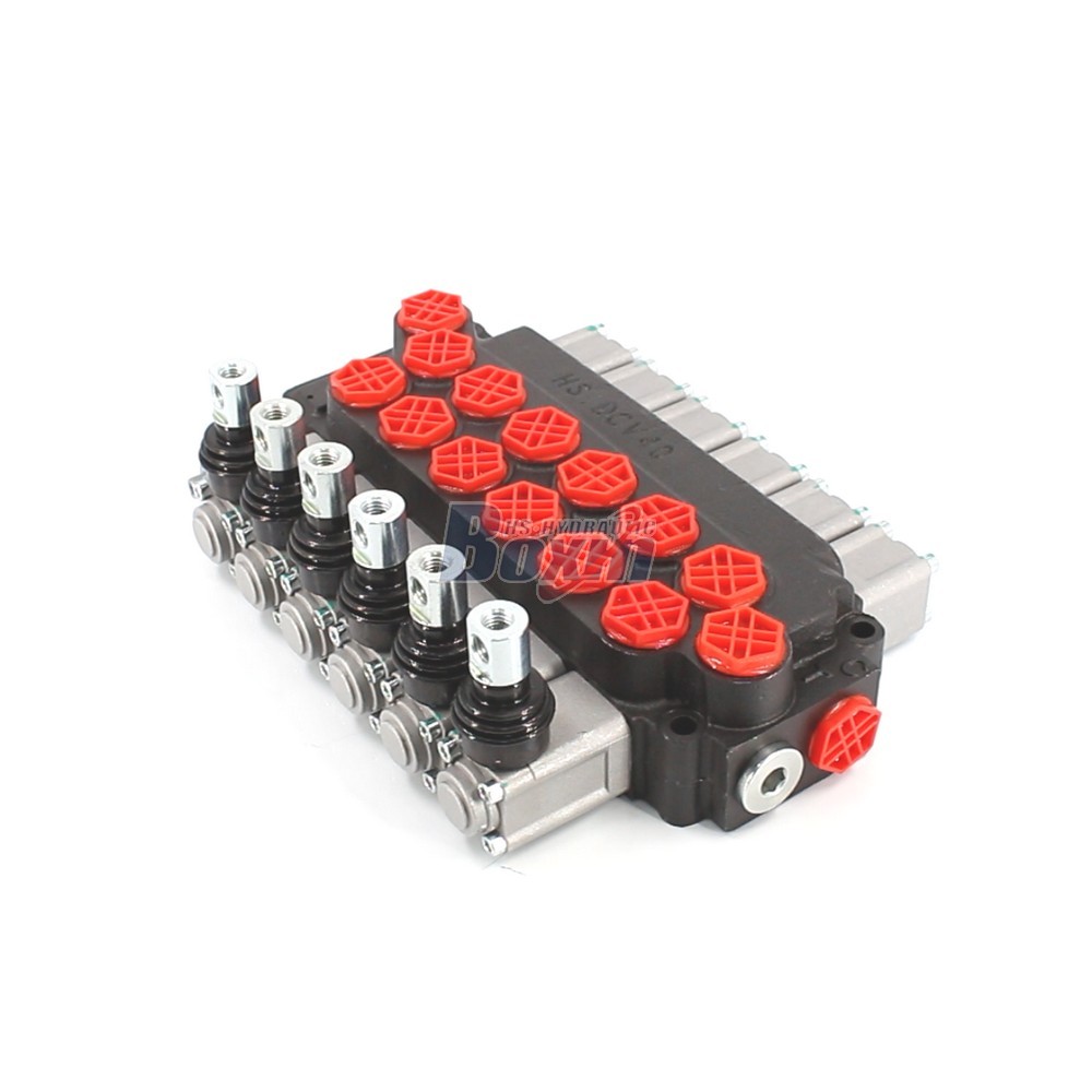 OEM and Custom DCV40 Manual 6 Spool Monoblock Directional Valve Solutions main image