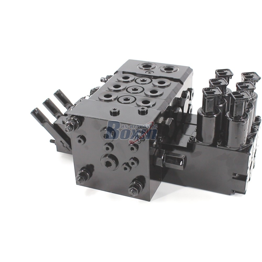 High Performance DCV55 Electro-hydraulic 3 Spool Sectional Valve main image