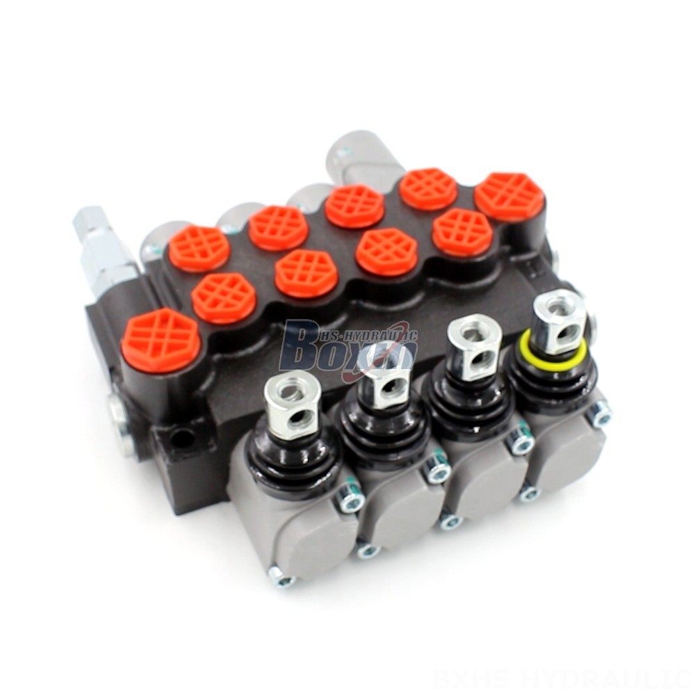 4 Spool Hydraulic Valve - P40-G12-G38-3OT-OTW | Manufacturer & Distributor main image