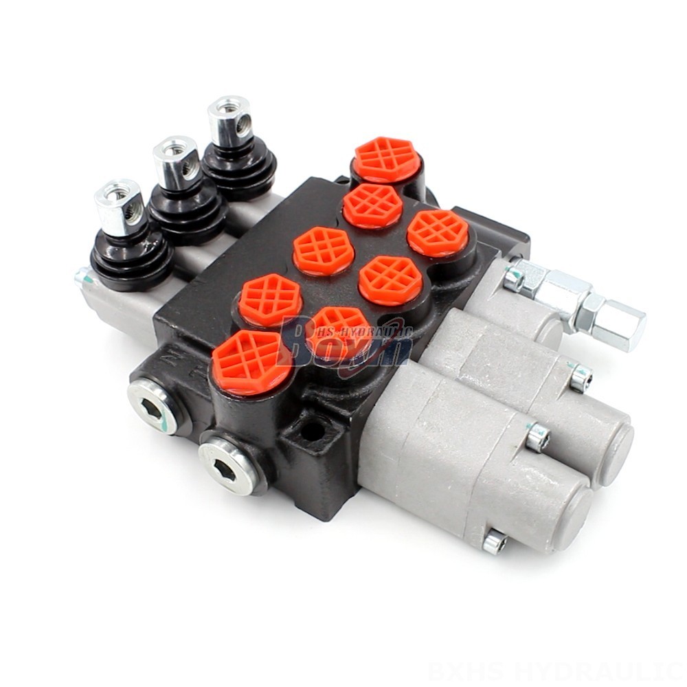 P40-G12-G38-OT-2QTW 3-Spool Hydraulic Directional Valve | Factory Direct & Customizable main image