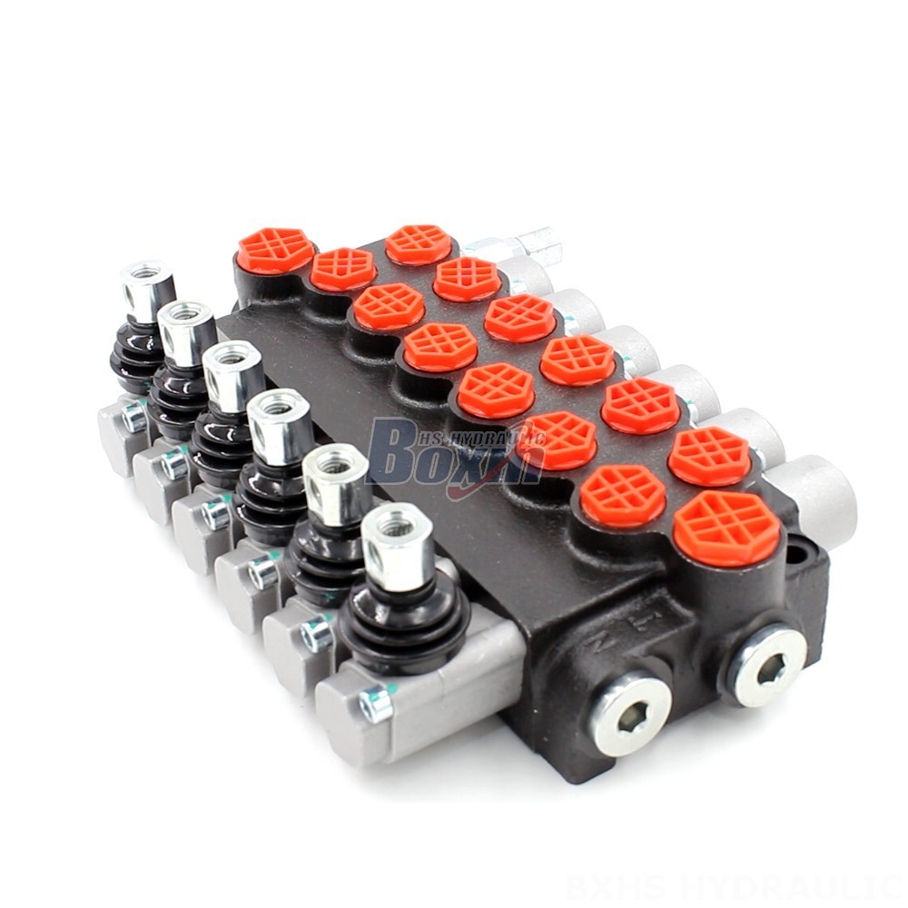 P40-G12-G38 6-Spool Hydraulic Directional Valve | Factory Direct & Customizable main image