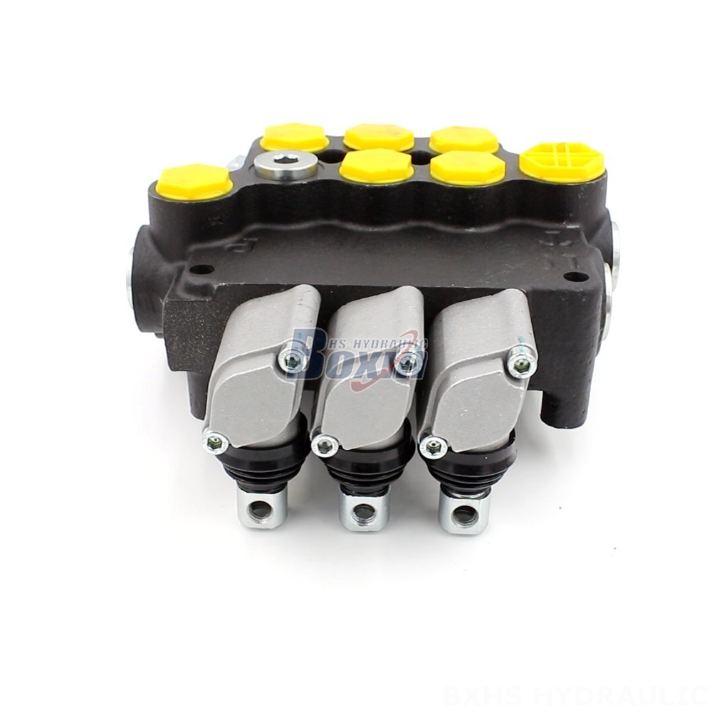 Manual 3 Spool Monoblock Directional Valve | P80-G12-G34-AT-2OT main image