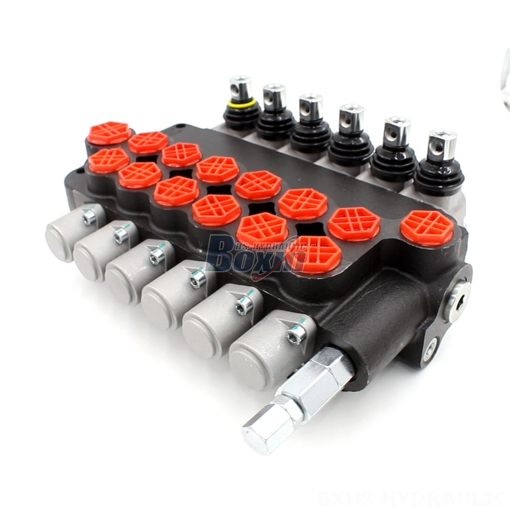 P80-G12-G34 Manual 6 Spool Monoblock Directional Valve | Manufacturer & Global Supplier main image