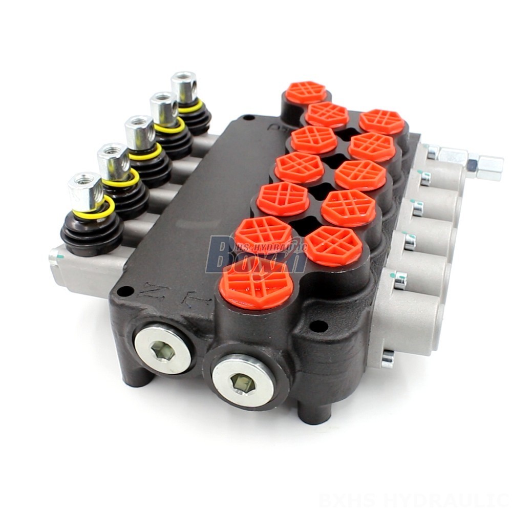 P80-G12-G38-OW 5 Spool Hydraulic Valve: Private Label, OEM & Custom Production Services main image