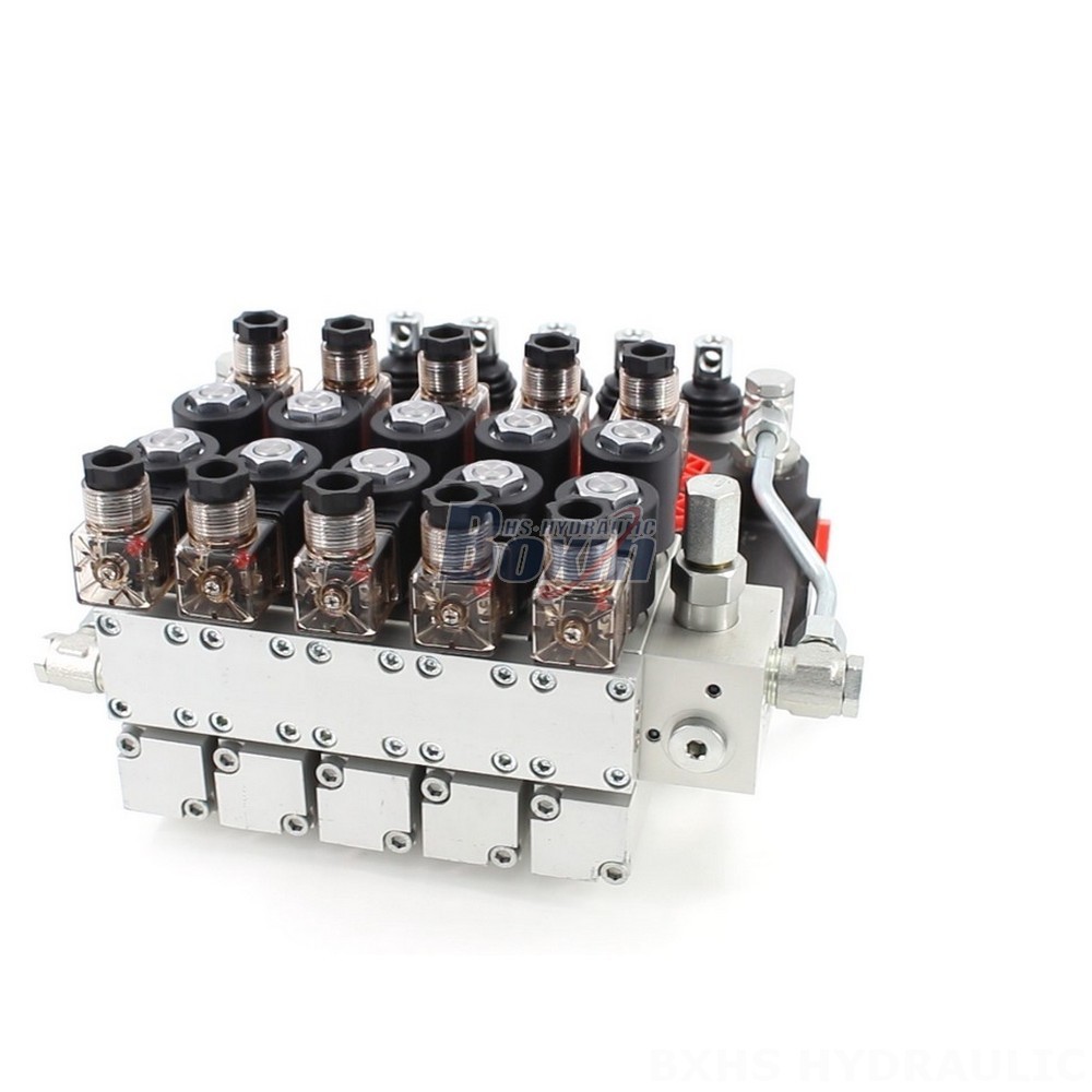 P80 5-Spool Monoblock Directional Valve: Electro-Hydraulic Control, Factory Supply cover photo