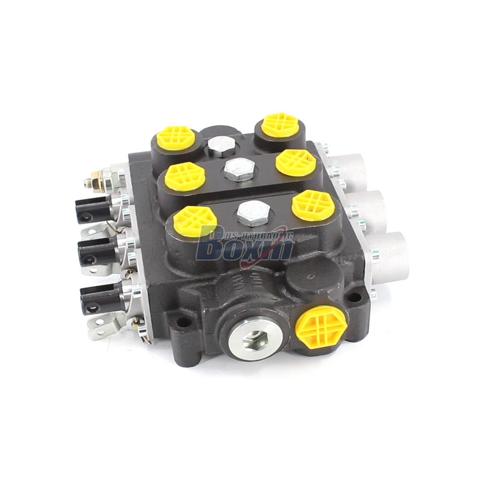 OEM ODM Custom Service for RD5300NPT-3OT Manual 3 Spool Hydraulic Control Valve cover photo