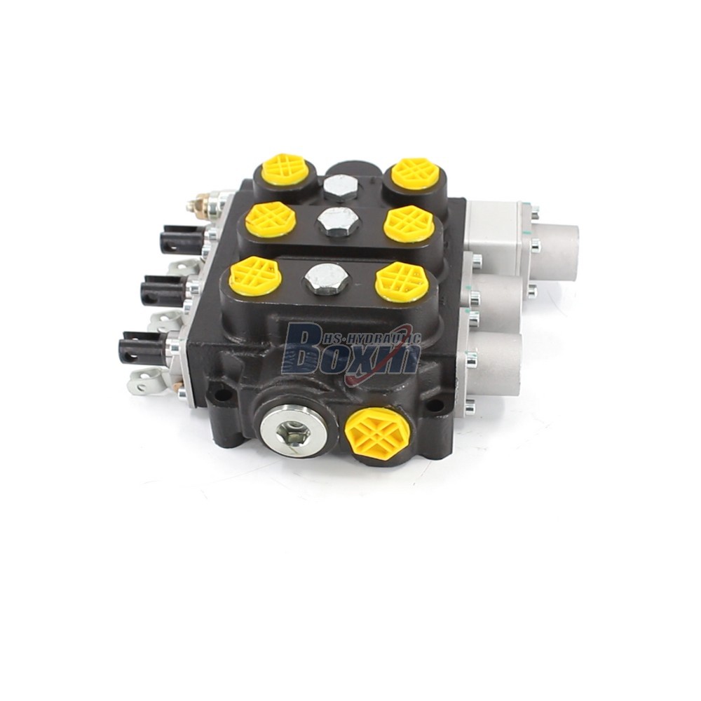 Bulk Order RD5300NPT-QTW-2OT 3 Spool Hydraulic Valve Direct from Factory main image