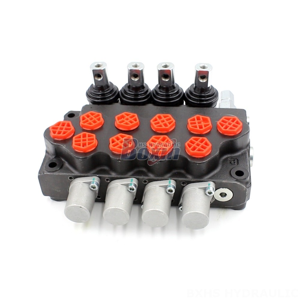 SD5-G38 Manual 4 Spool Monoblock Directional Valve | Hydraulic Manufacturer main image