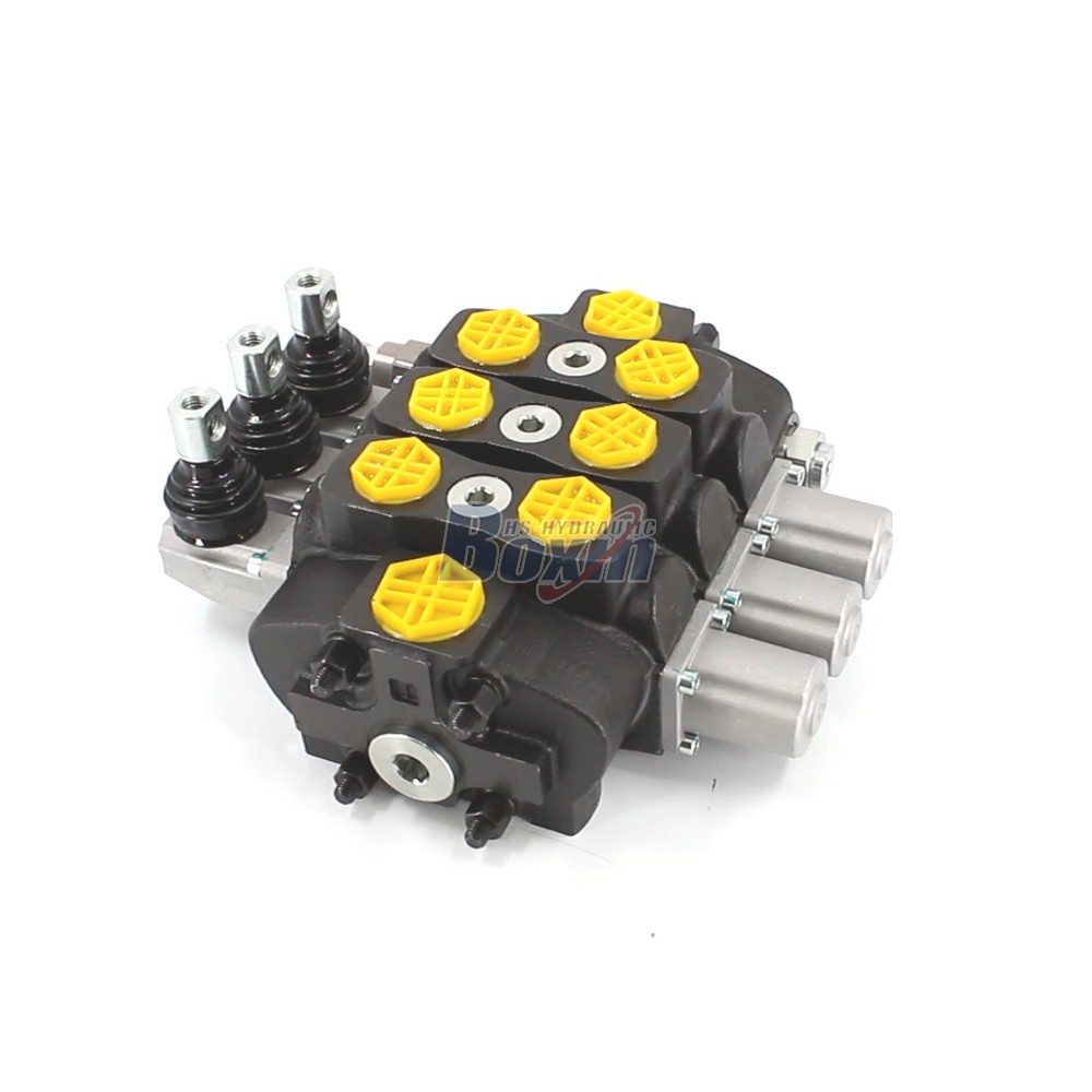 SD8 Manual 3 Spool Sectional Directional Valve for Hydraulic Systems cover photo