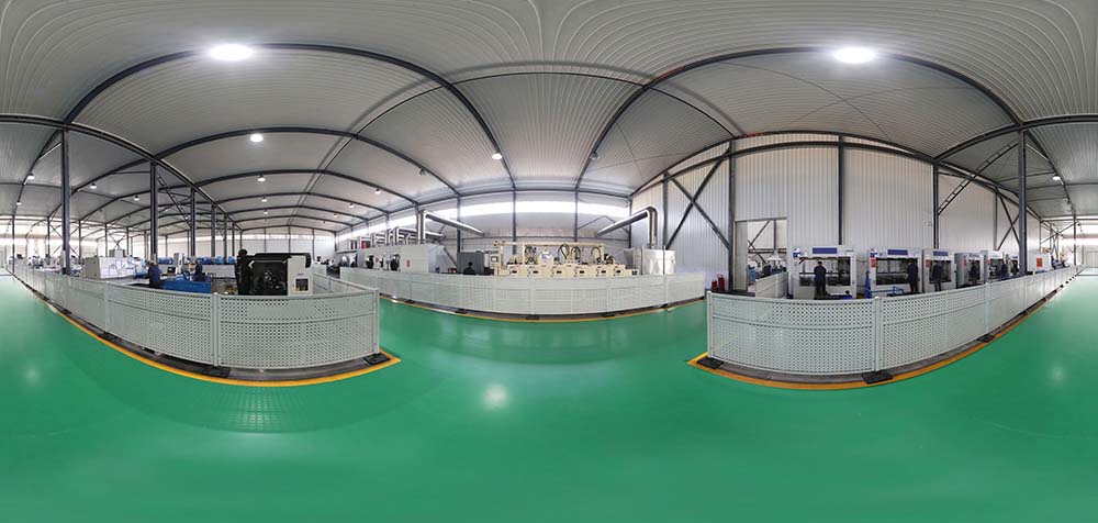360° панорамный вид завода Boxinhuasheng Hydraulic